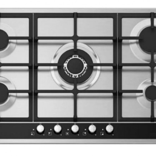 Vinola 9740-06  90 cm inoks döküm ızgaralı ankastre ocak 